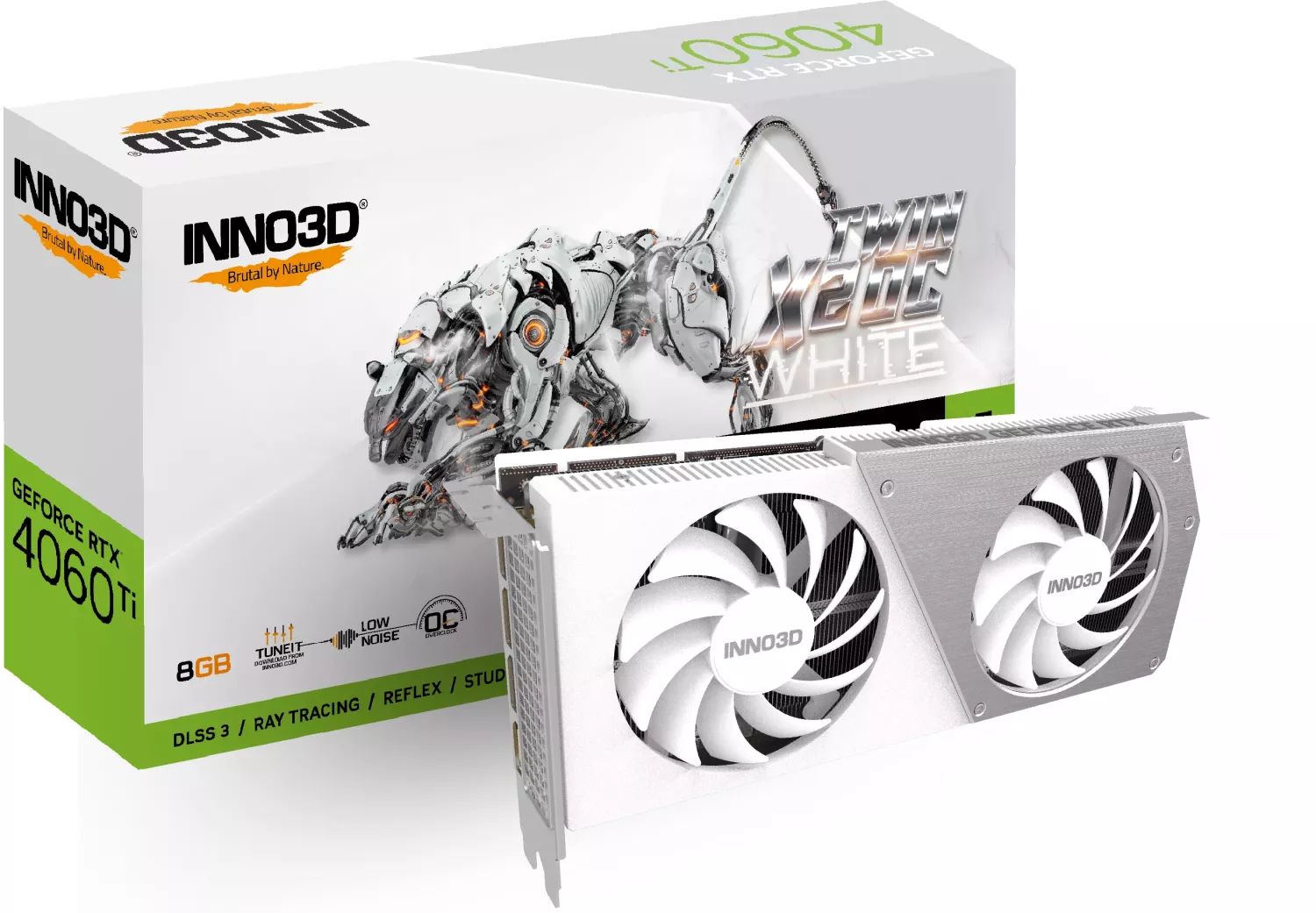 Inno3D Geforce RTX4060 TI 8GB Twin X2 OC White