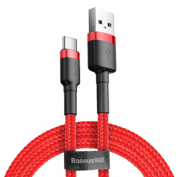 Baseus Baseus Cafule USB-C Cable 2A 3m Red