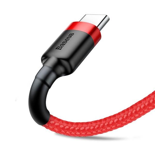 Baseus Baseus Cafule USB-C Cable 2A 3m Red