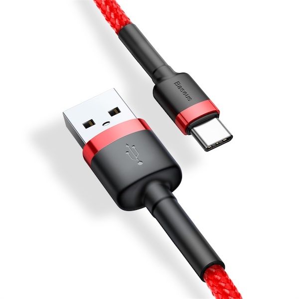 Baseus Baseus Cafule USB-C Cable 2A 3m Red