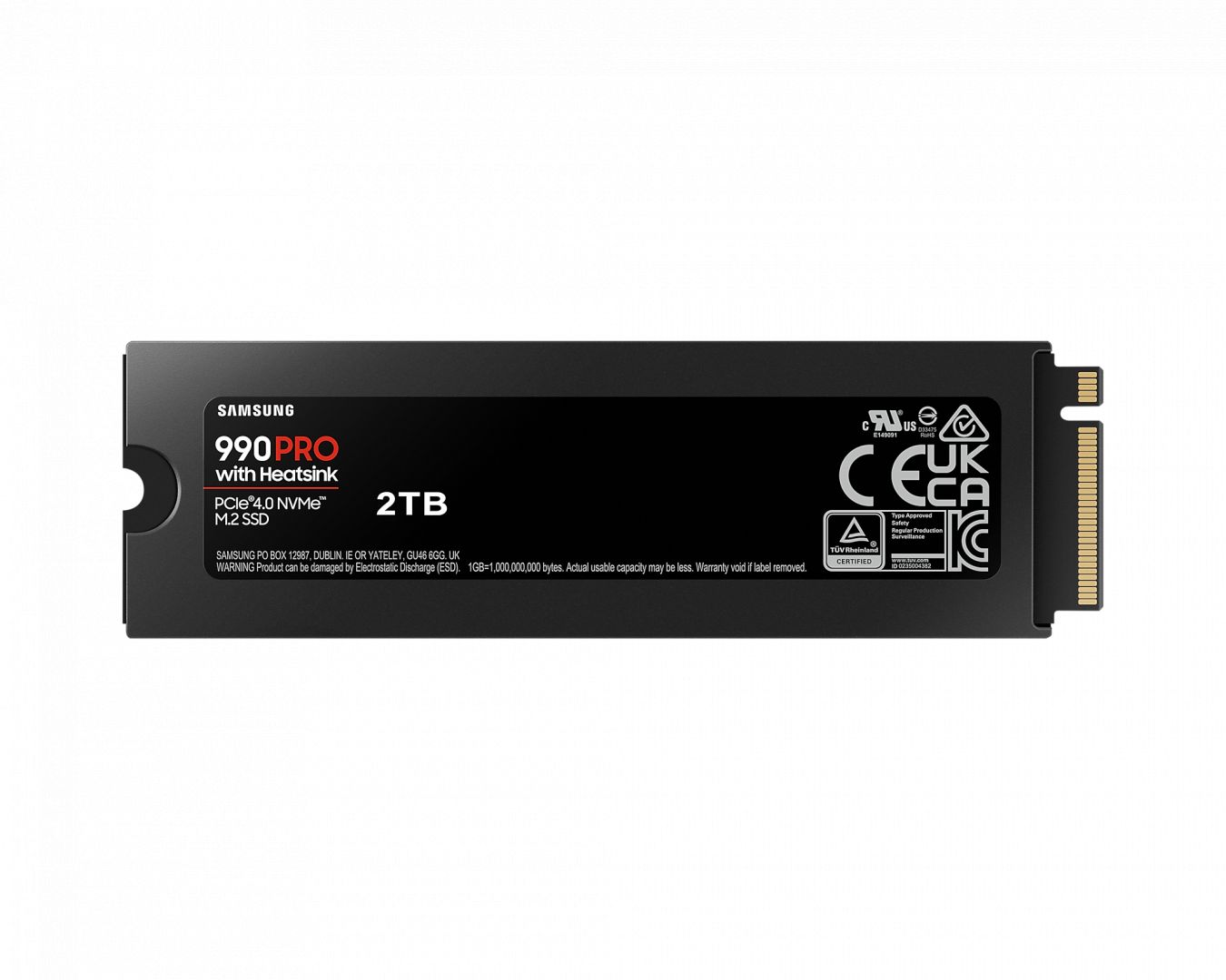 Samsung 2TB M.2 2280 NVMe 990 Pro with Heatsink