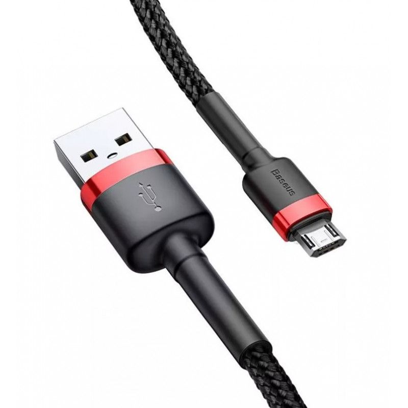 Baseus Cafule Micro-USB Cable 2,4A 1m Black/Red