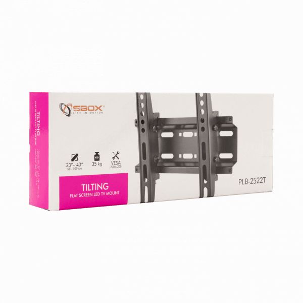 SBOX PLB-2522T Wall Mount 23"-43" Black