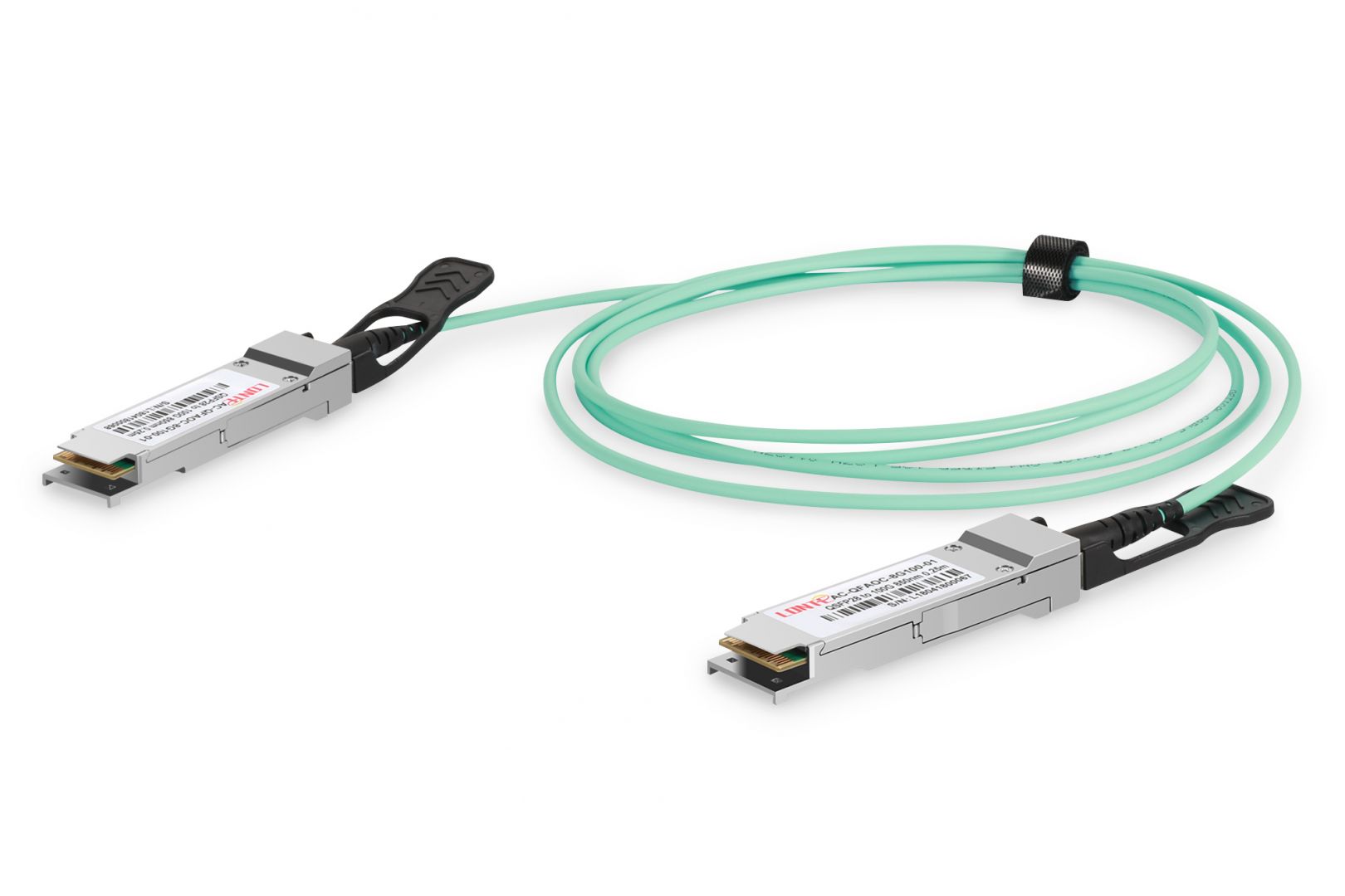 Assmann 100G QSFP28 Active Optical Cable 10m Green