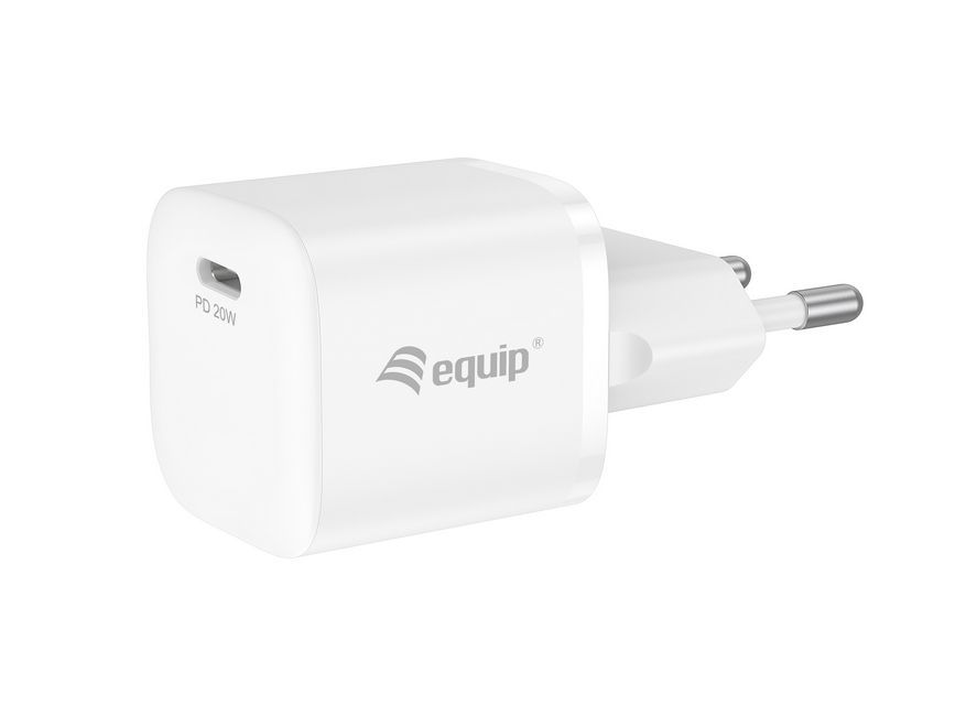 EQuip 1-Port 20W USB-C PD Charger White