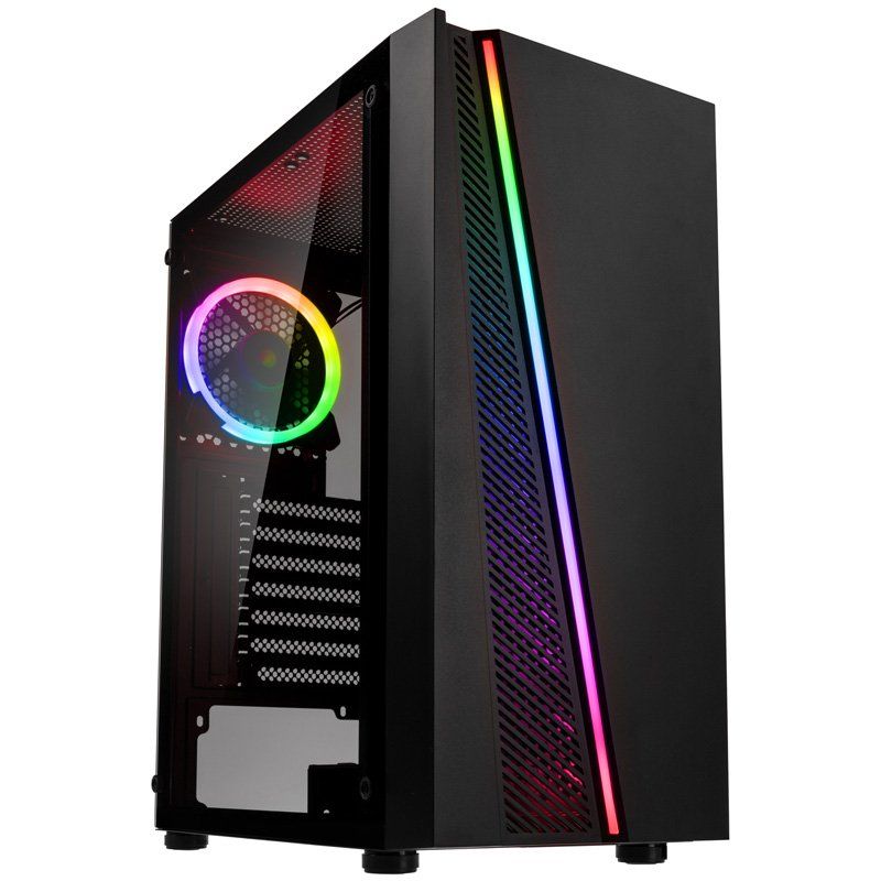 Kolink Inspire X2 RGB Tempered Glass Black