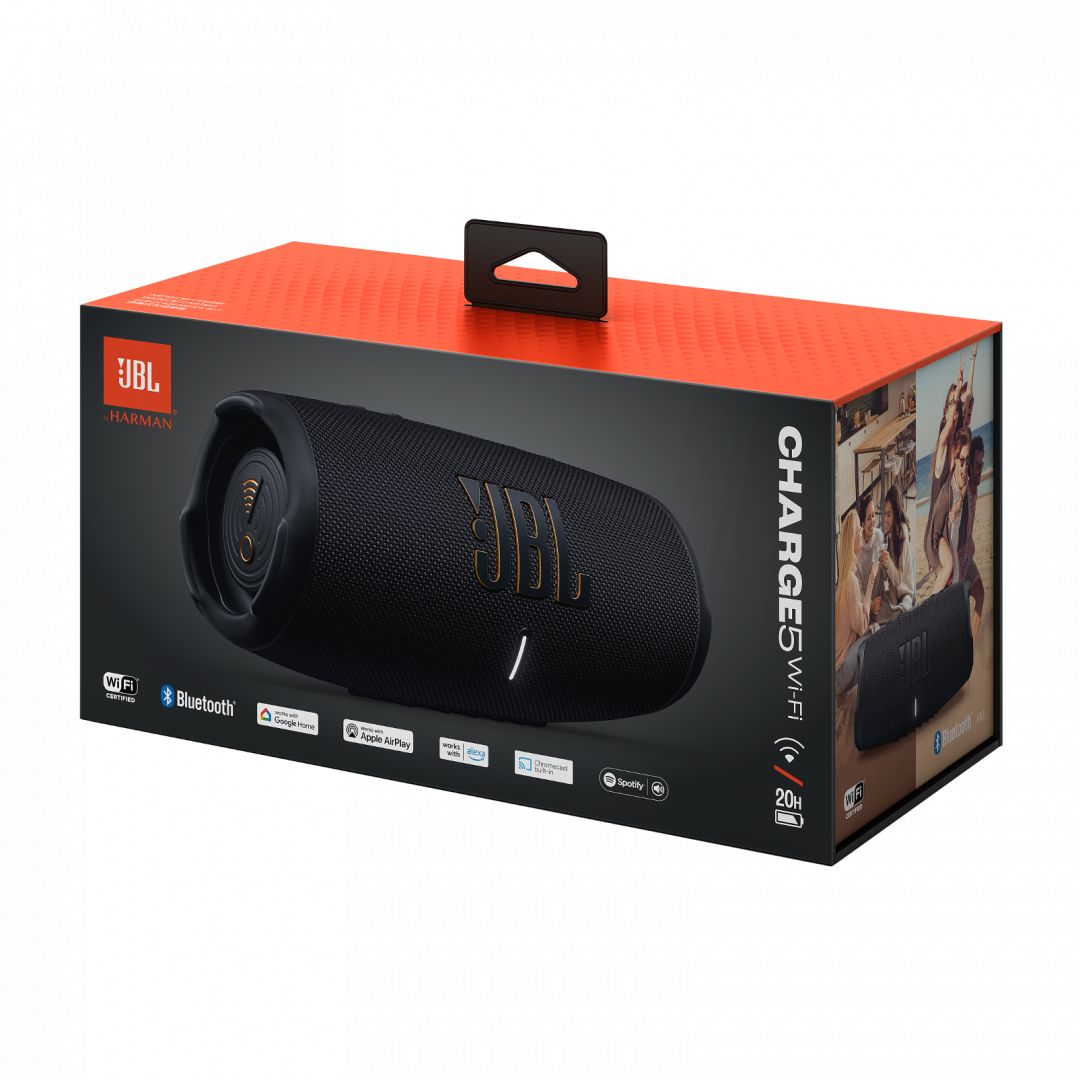 JBL Charge 5 WiFi Bluetooth Speaker Black