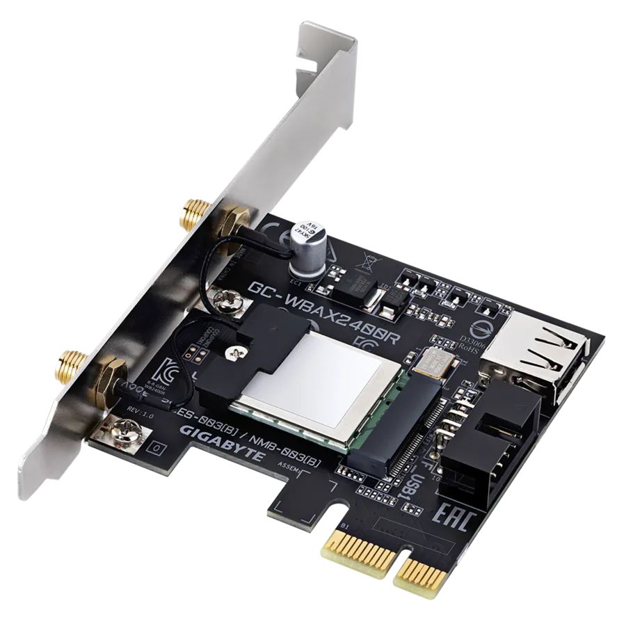 Gigabyte GC-WBAX2400R AX2400 Wireless Adapter PCI-Express Tri Band