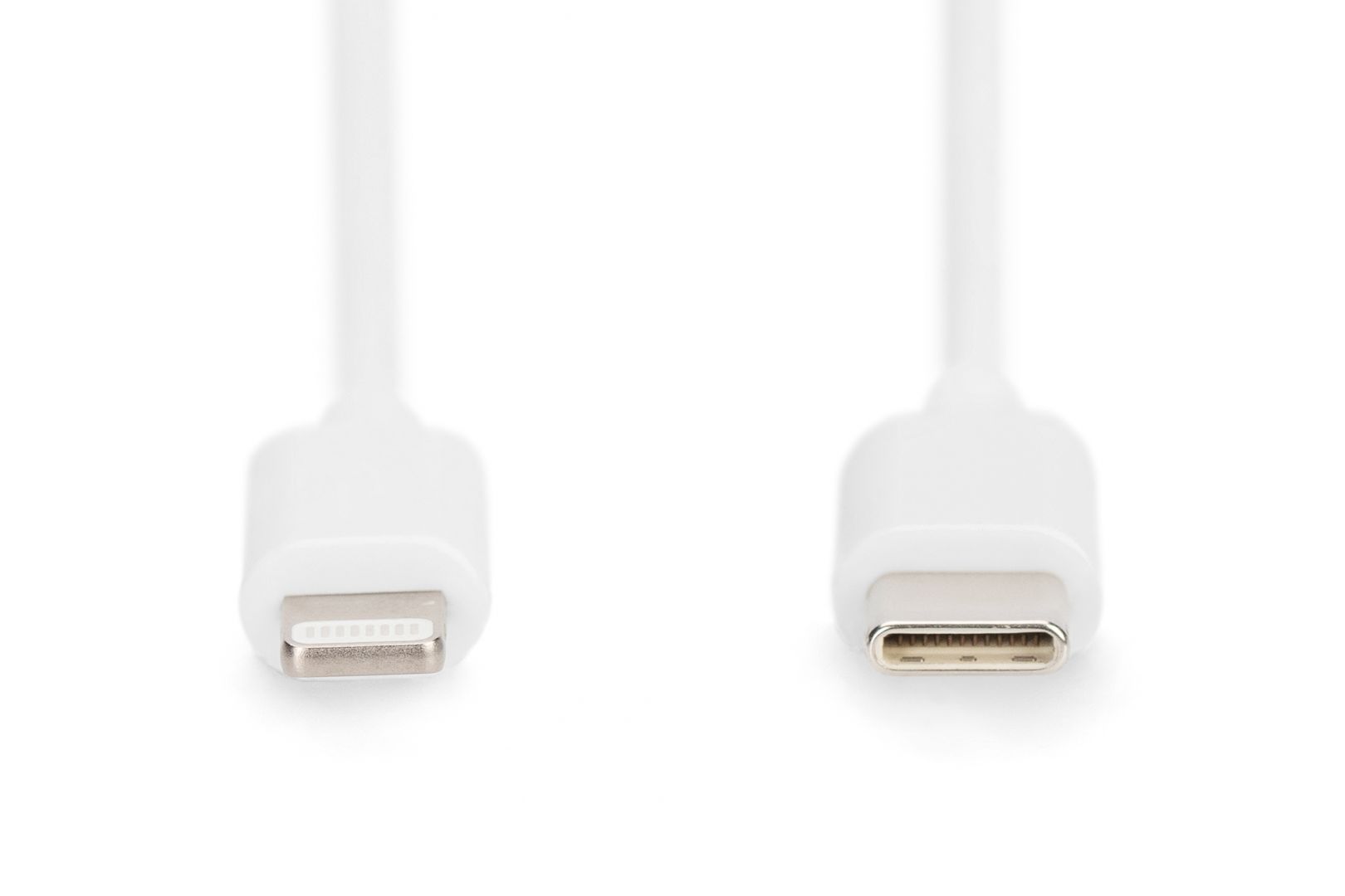 Digitus Data / Charger Cable, USB-C - Lightning, MFI 1m White