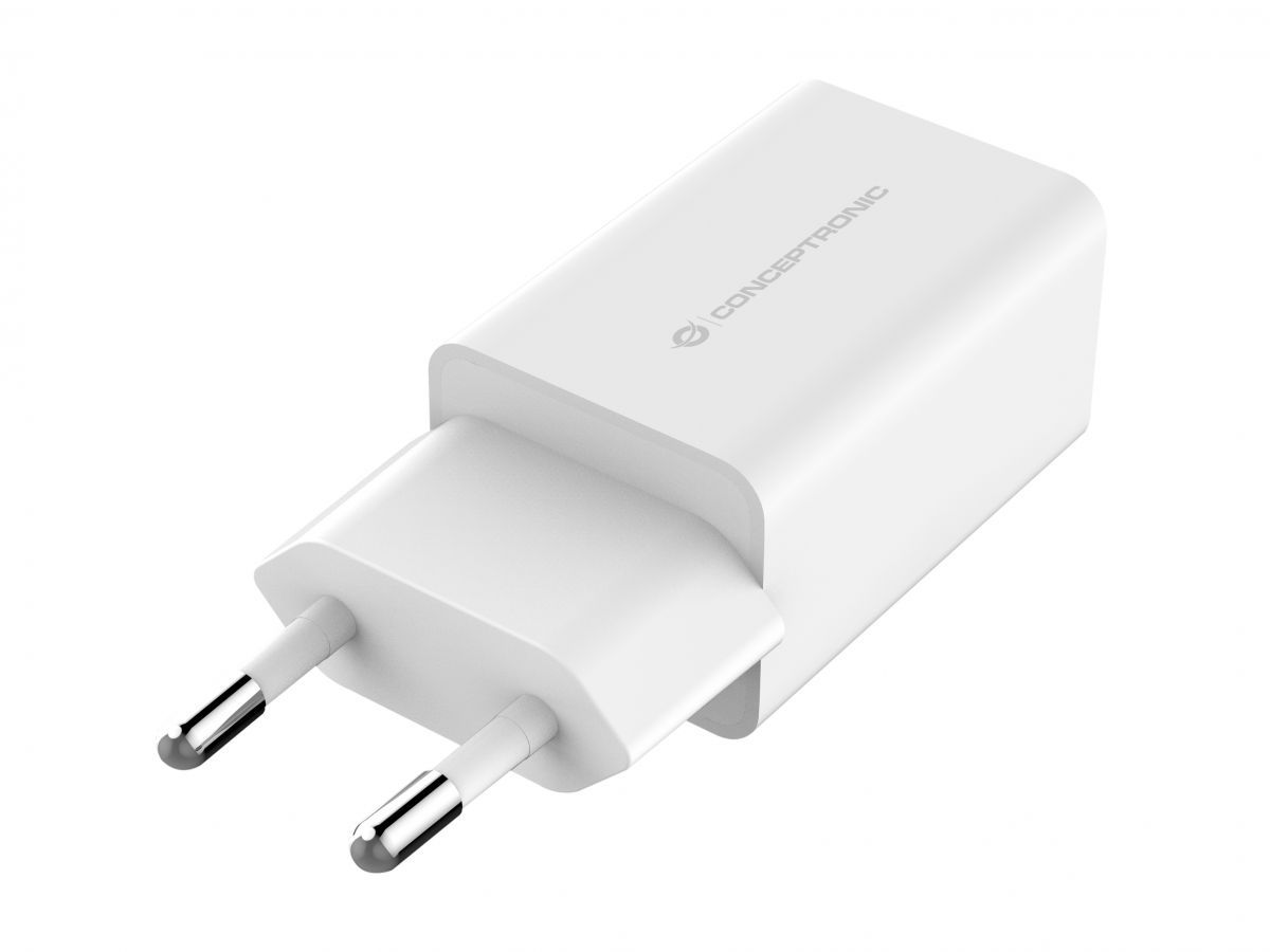 Conceptronic  ALTHEA06W 2-Port 12W USB Charger Adapter White