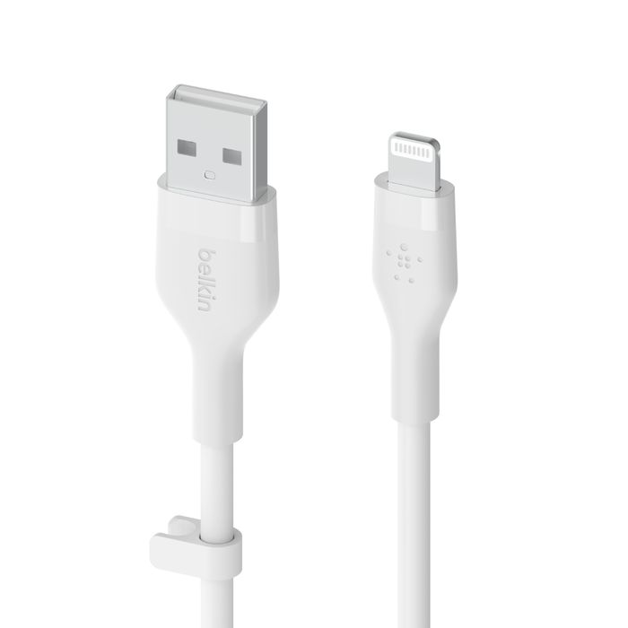 Belkin BoostCharge Flex USB-A Cable with Lightning Connector 2m White