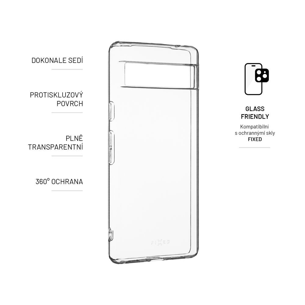 FIXED TPU Gel Case for Google Pixel 7a, clear