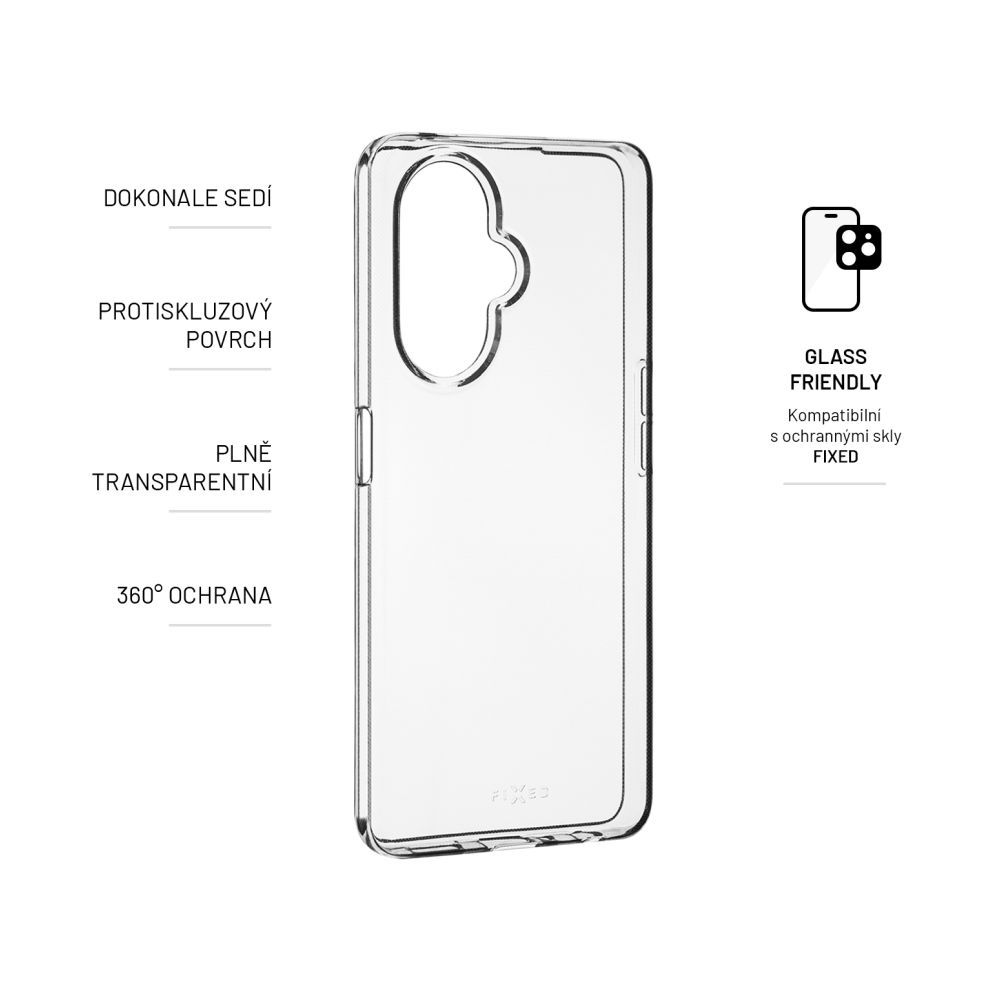 FIXED TPU Gel Case for OnePlus Nord CE 3 lite 5G, clear