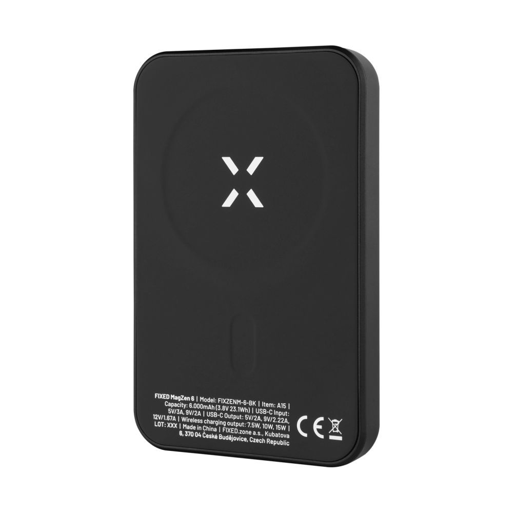 FIXED MagZen, 6 000 mAh, black