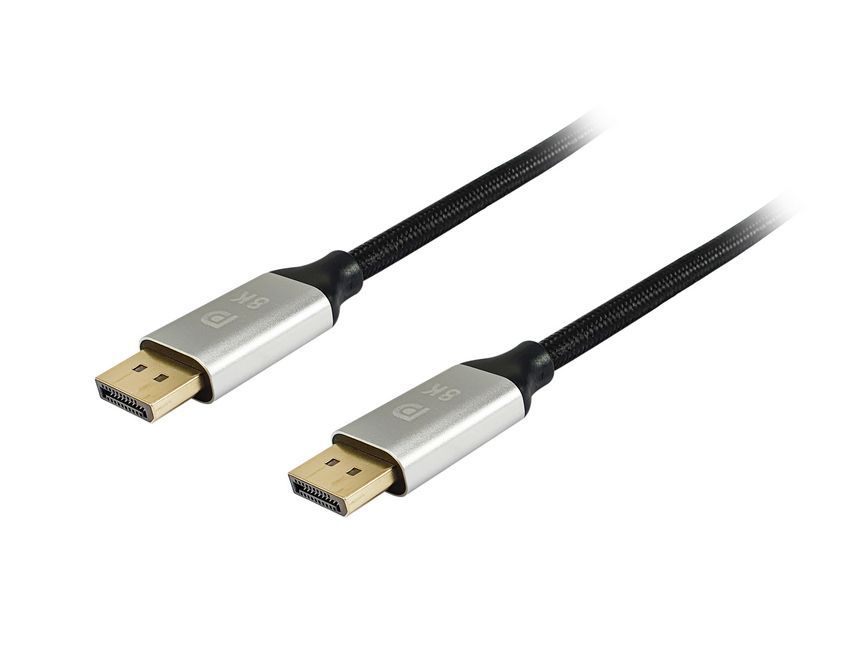 EQuip DisplayPort to DisplayPort 1.4 8K/60Hz Premium cable 2m Black