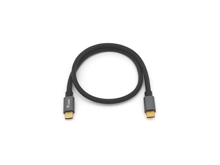 EQuip USB-C 3.2 Gen2 to USB-C 100W cable 1m Black