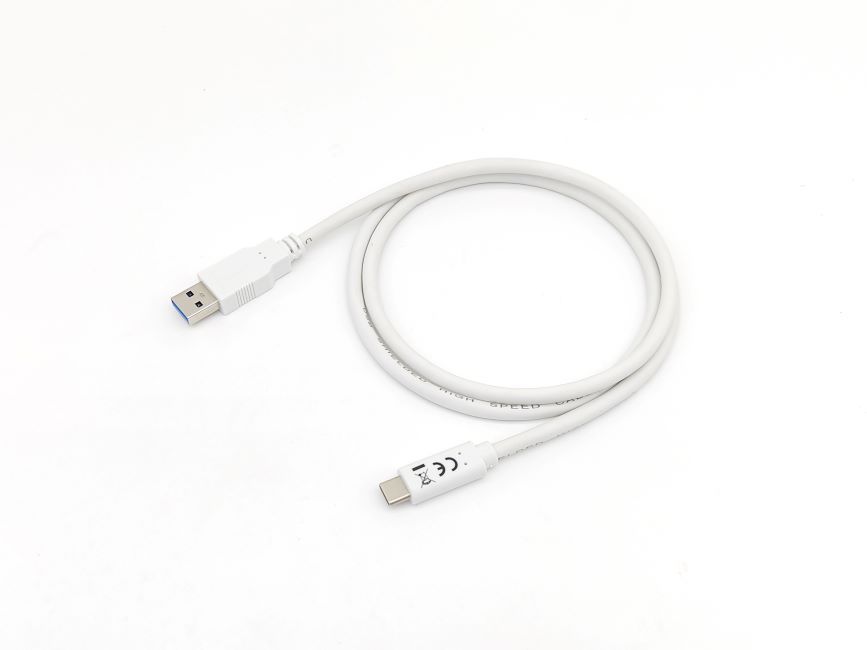 EQuip USB-C 3.2 Gen1 to USB-A cable 1m White