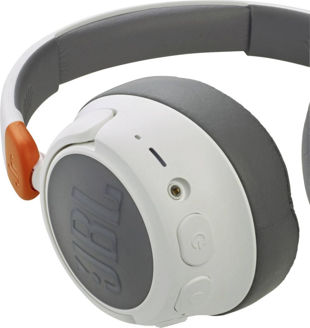 JBL Jr460NC Bluetooth Headset for Kids White/Grey