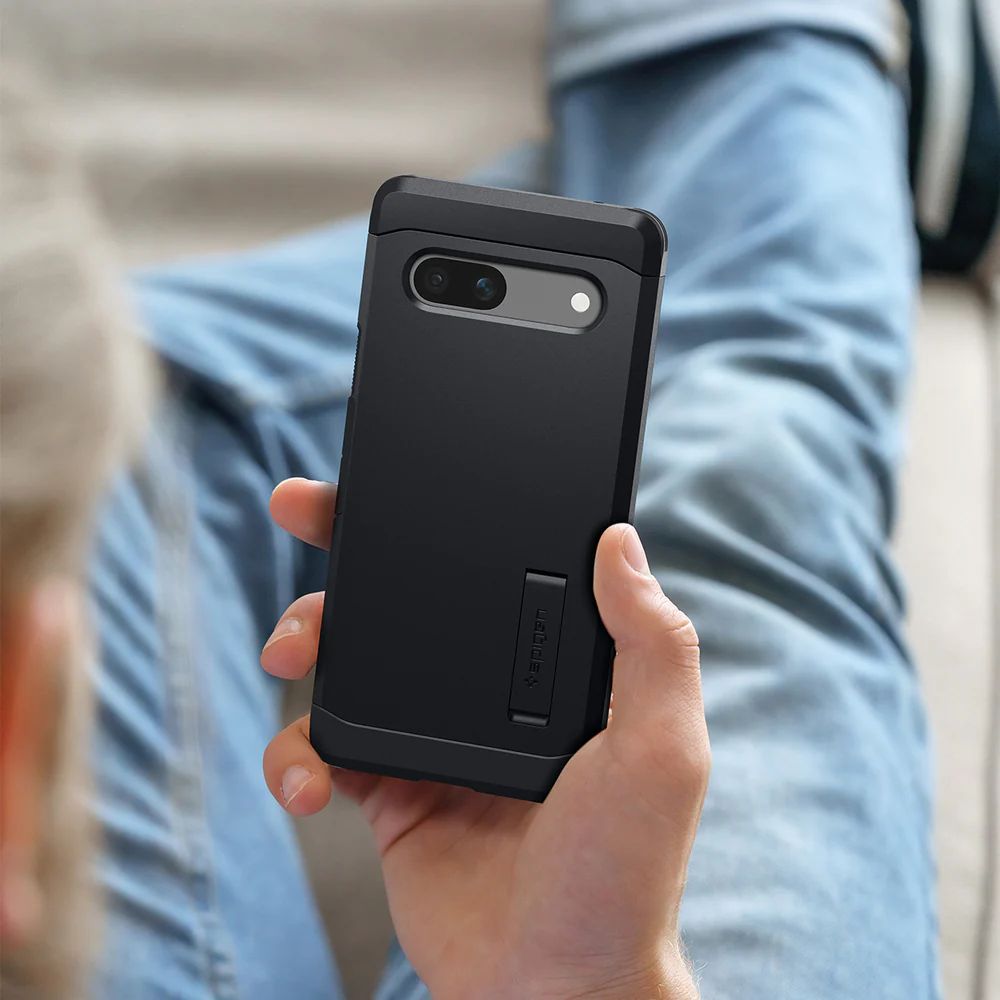 Spigen Pixel 7a Case Tough Armor Black