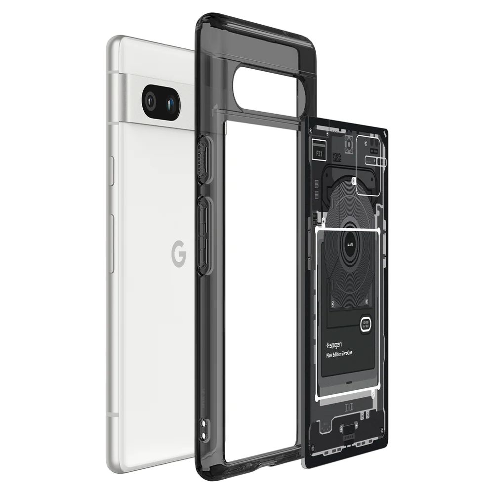 Spigen Pixel 7a Case Ultra Hybrid Zero One Black