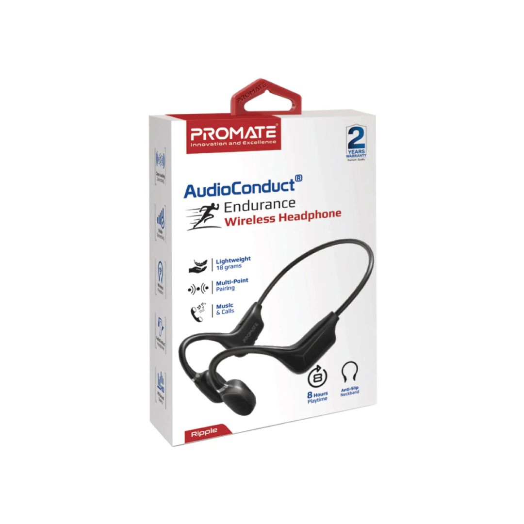 Promate  Ripple AudioConduct Endurance Wireless Headset Black