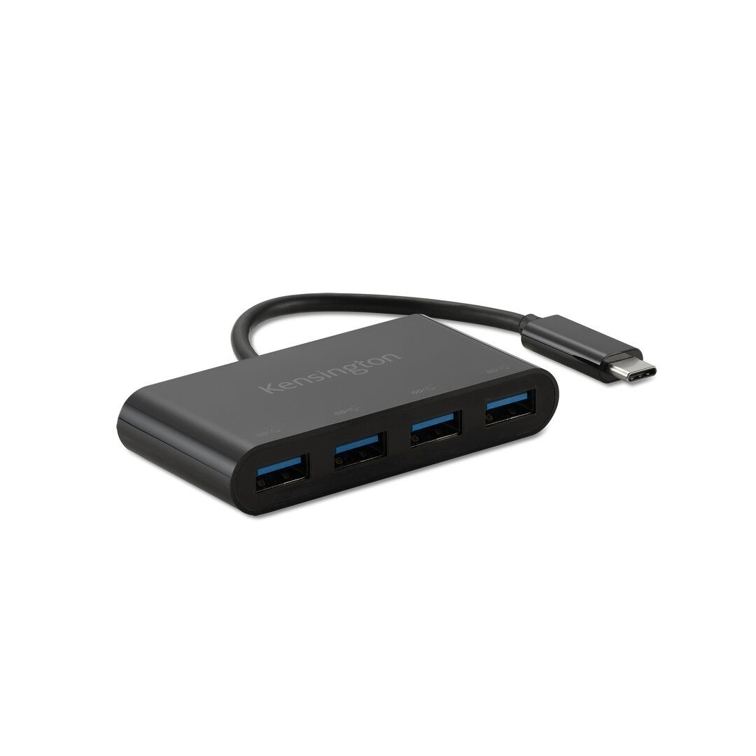 Kensington CH1200 USB-C 4-Port Hub Black