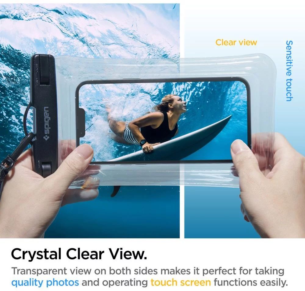 Spigen Aqua Shield WaterProof Floating Case A610 1 Pack Crystal Clear