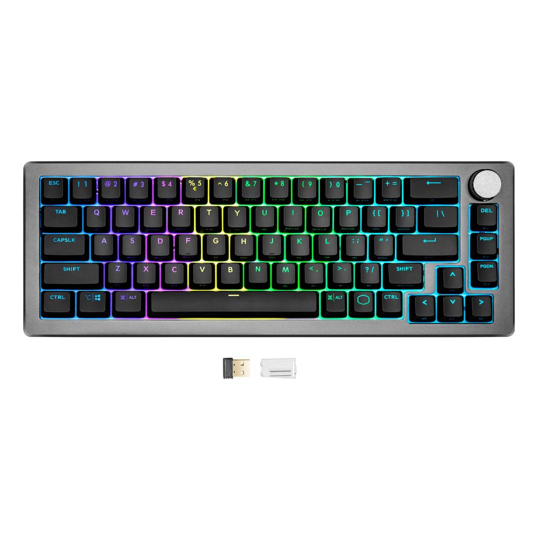 Cooler Master CK721 Brown Switch Gaming Keyboard Space Grey HU