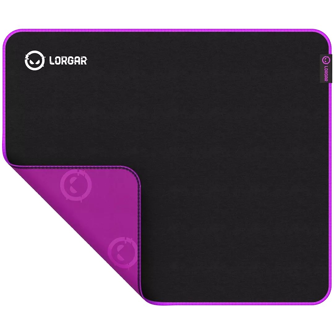 LORGAR Main 315 Egérpad Black/Purple