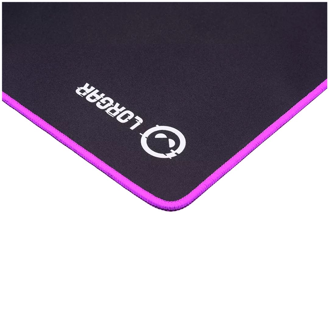 LORGAR Main 315 Egérpad Black/Purple