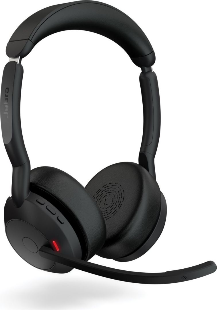 Jabra Evolve2 55 MS Stereo with Link380a Wireless Bluetooth Headset Black