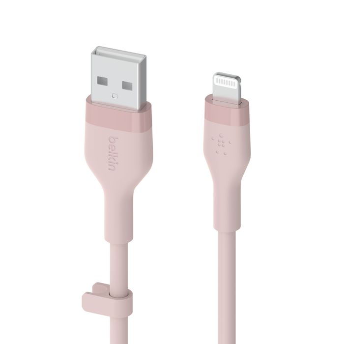 Belkin BoostCharge Flex USB-A Cable with Lightning Connector 1m Pink