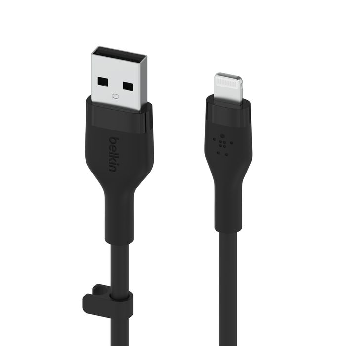 Belkin BoostCharge Flex USB-A Cable with Lightning Connector 3m Black