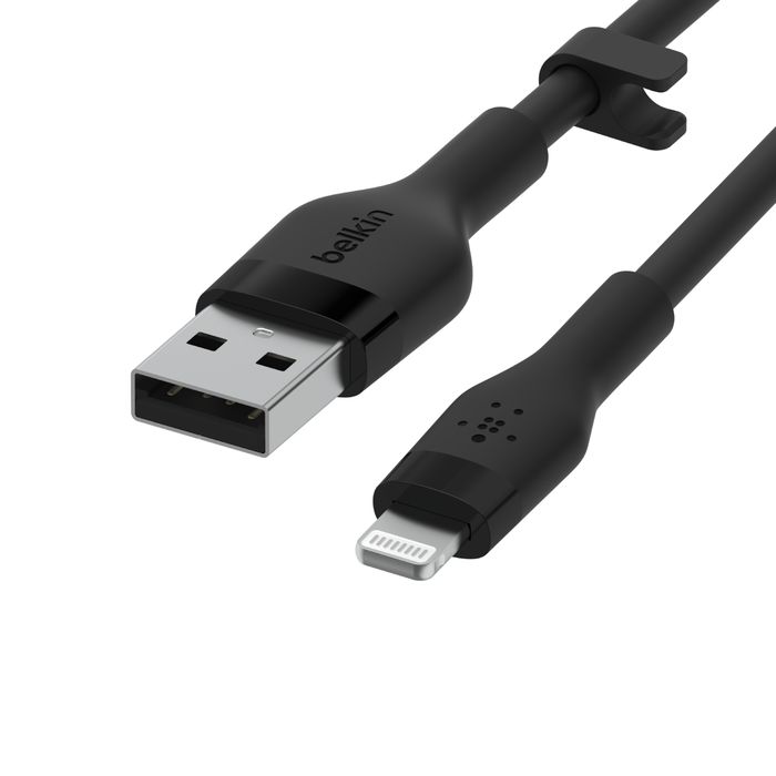 Belkin BoostCharge Flex USB-A Cable with Lightning Connector 3m Black