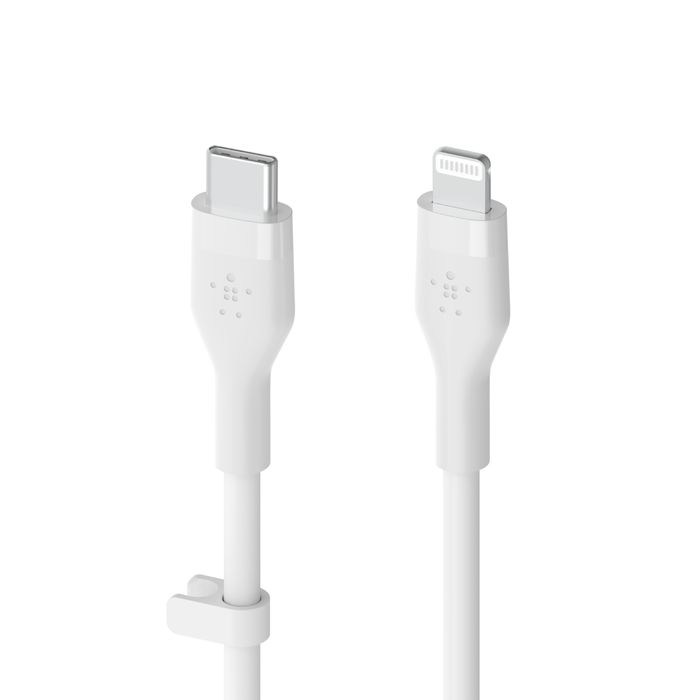 Belkin BoostCharge Flex USB-C Cable with Lightning Connector 1m White