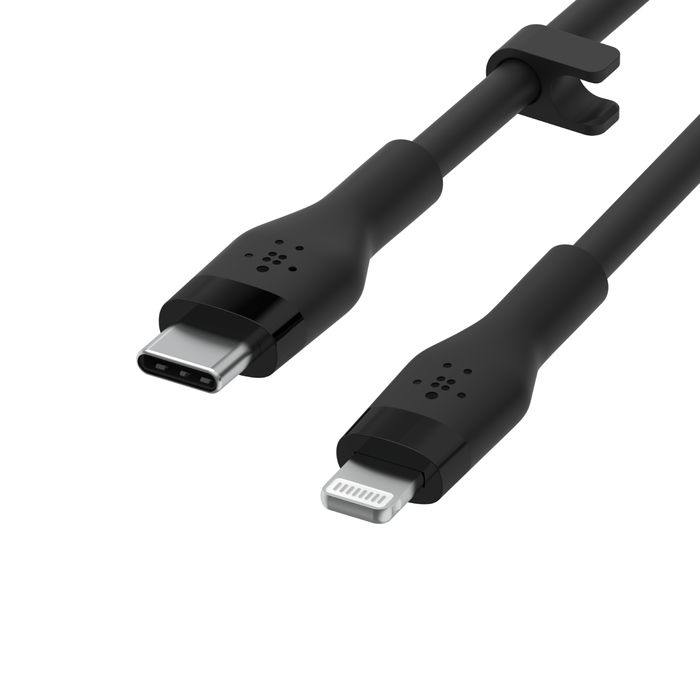 Belkin BoostCharge Flex USB-C Cable with Lightning Connector 2m Black