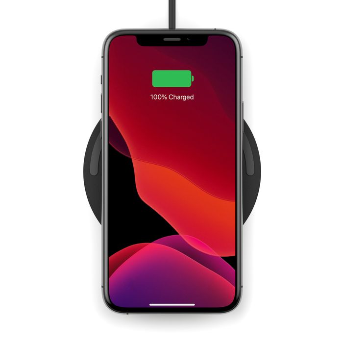 Belkin BoostCharge 10W Wireless Charging Pad + Cable (Wall Charger Not Included) Black