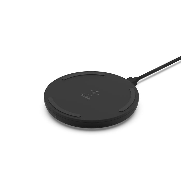 Belkin BoostCharge 10W Wireless Charging Pad + Cable (Wall Charger Not Included) Black