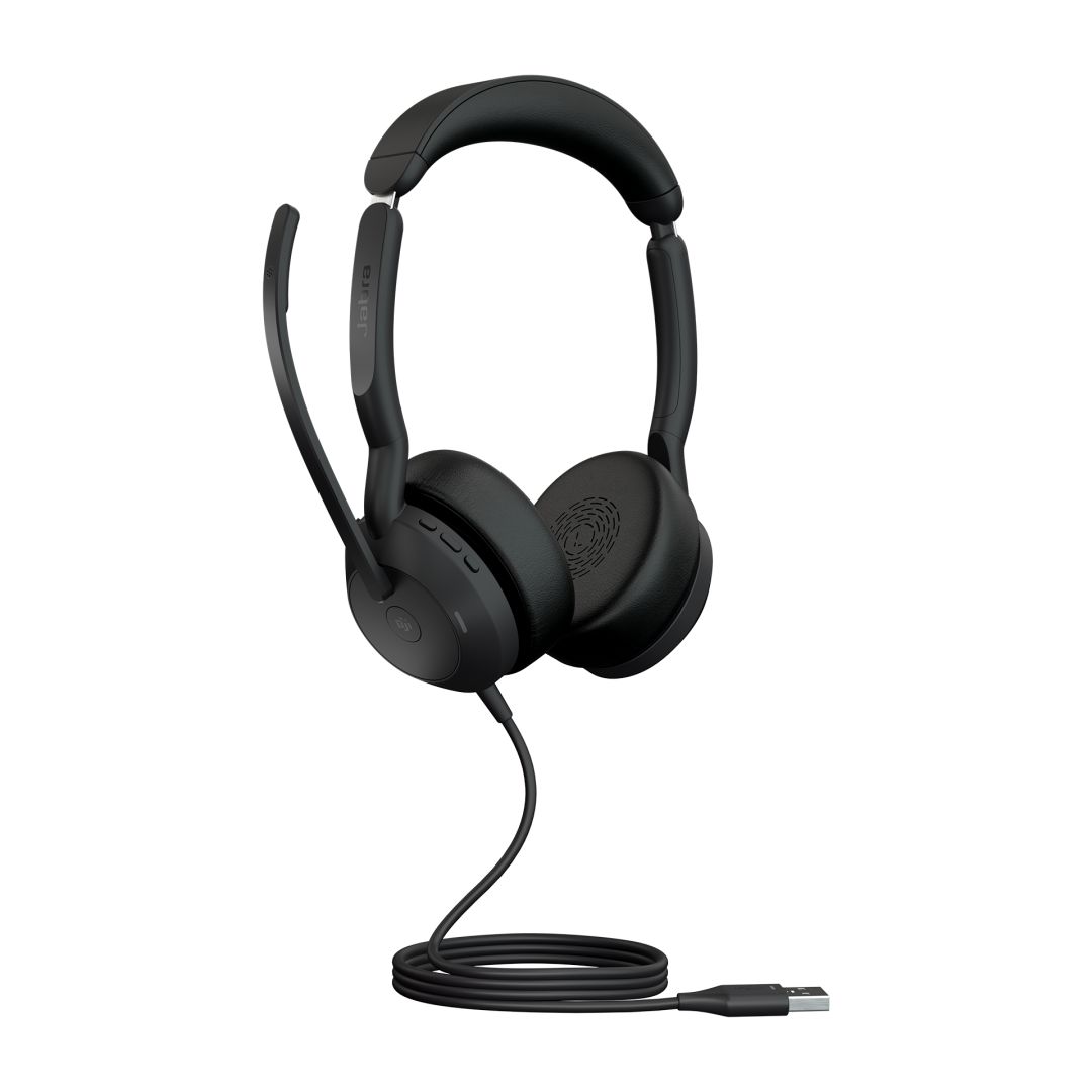 Jabra Evolve2 50  USB-A MS Stereo Headset Black