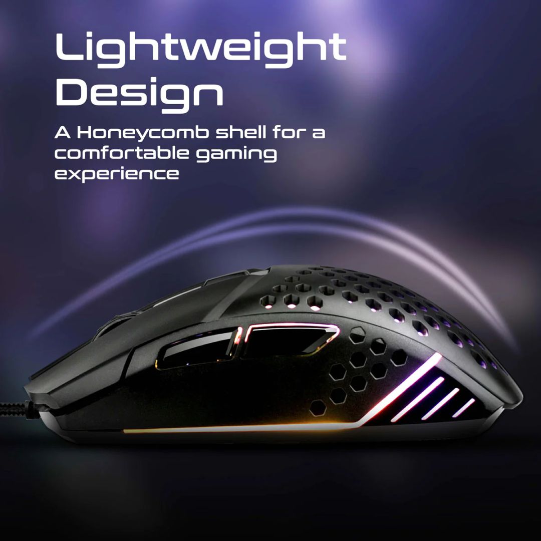 VERTUX Katana RGB Gaming Mouse Black