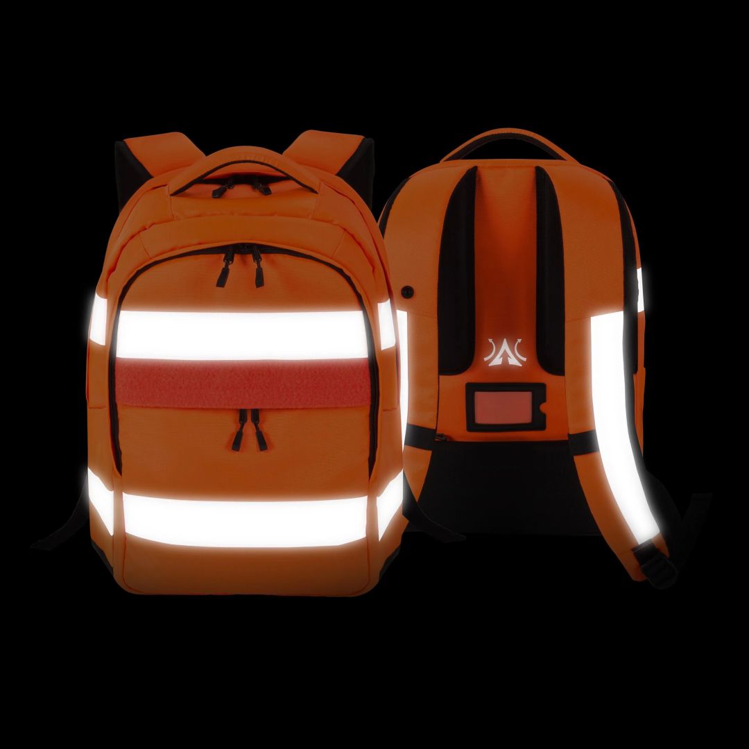 Dicota Backpack Hi-Vis 25 litres Orange