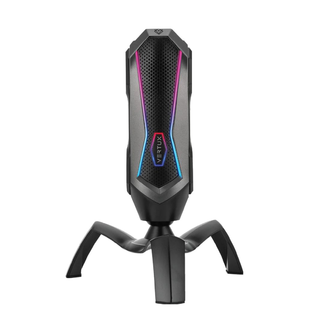 VERTUX Marshal RGB Gaming Microphone Black