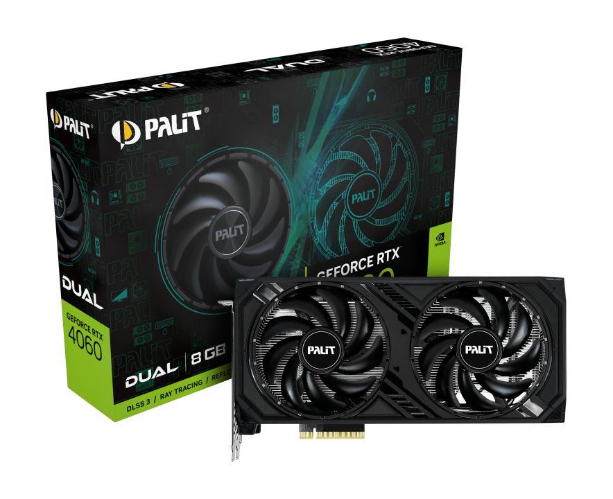 Palit GeForce RTX 4060 8GB DDR6 Dual