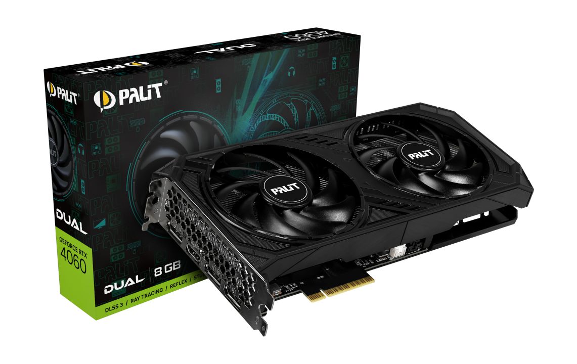 Palit GeForce RTX 4060 8GB DDR6 Dual