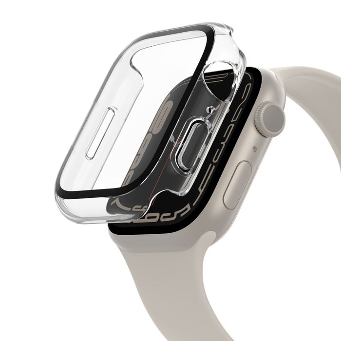 Belkin ScreenForce TemperedCurve 2-in-1 Treated Screen Protector + Bumper for Apple Watch Series 7