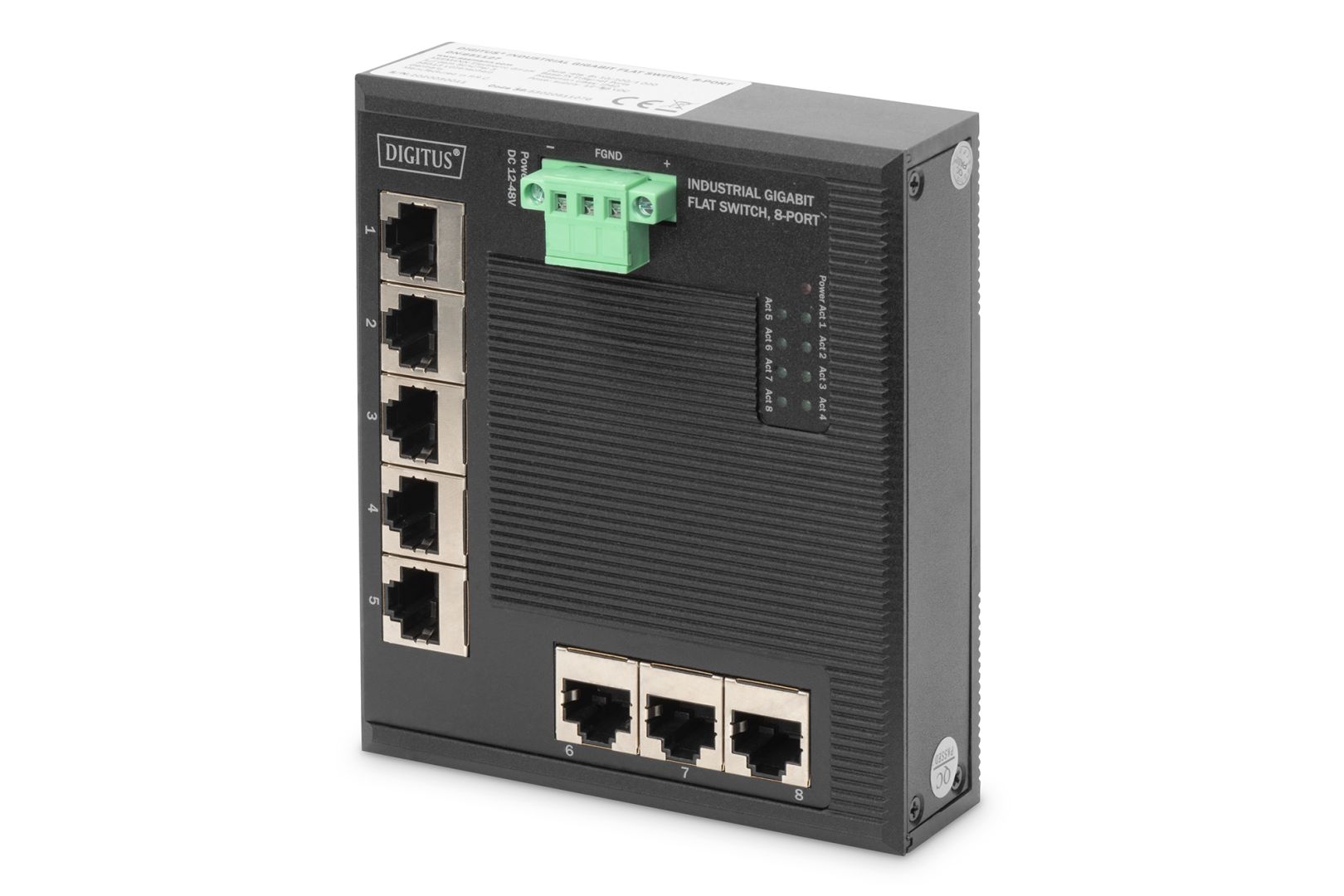 Digitus Industrial 8-Port Gigabit Switch