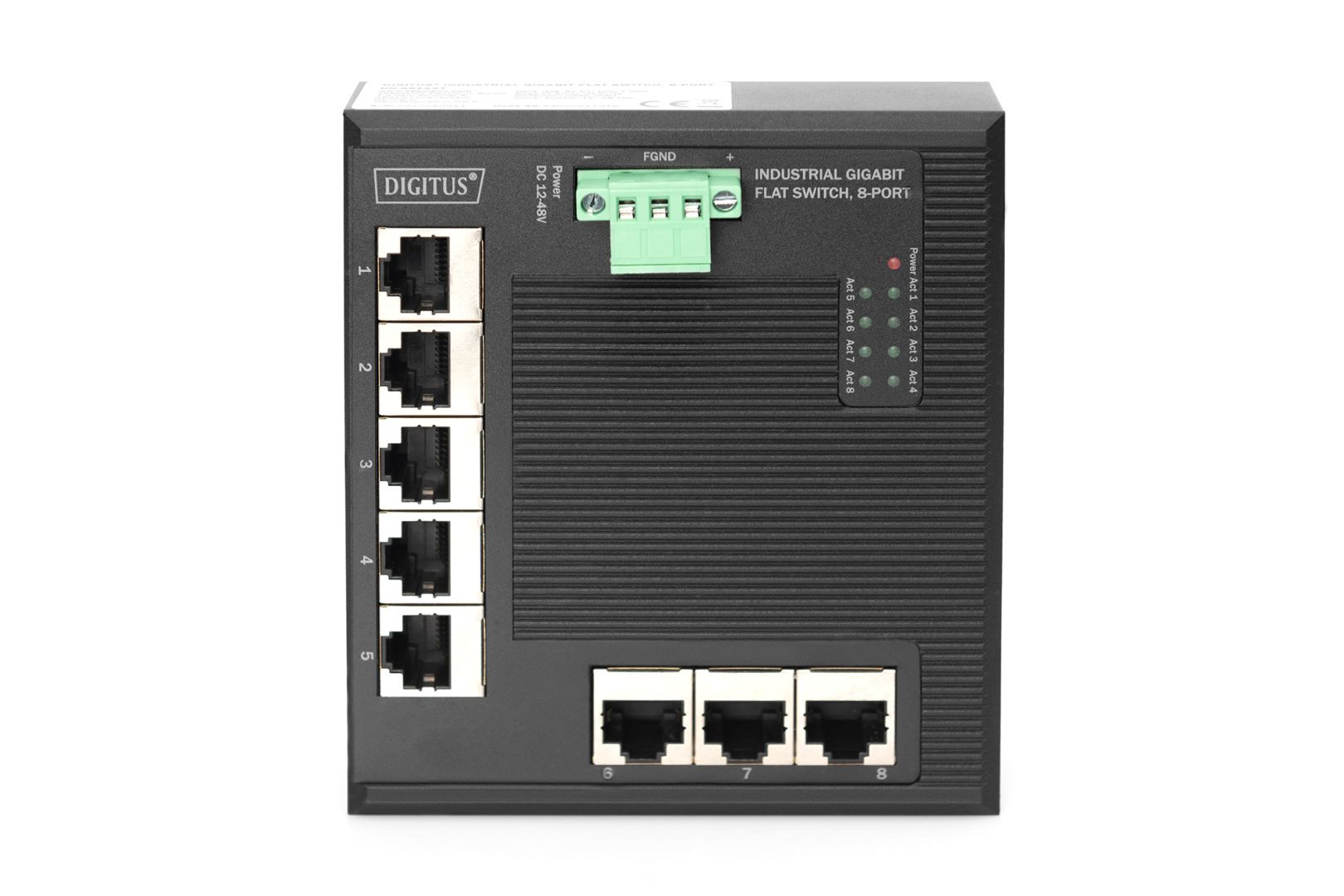 Digitus Industrial 8-Port Gigabit Switch