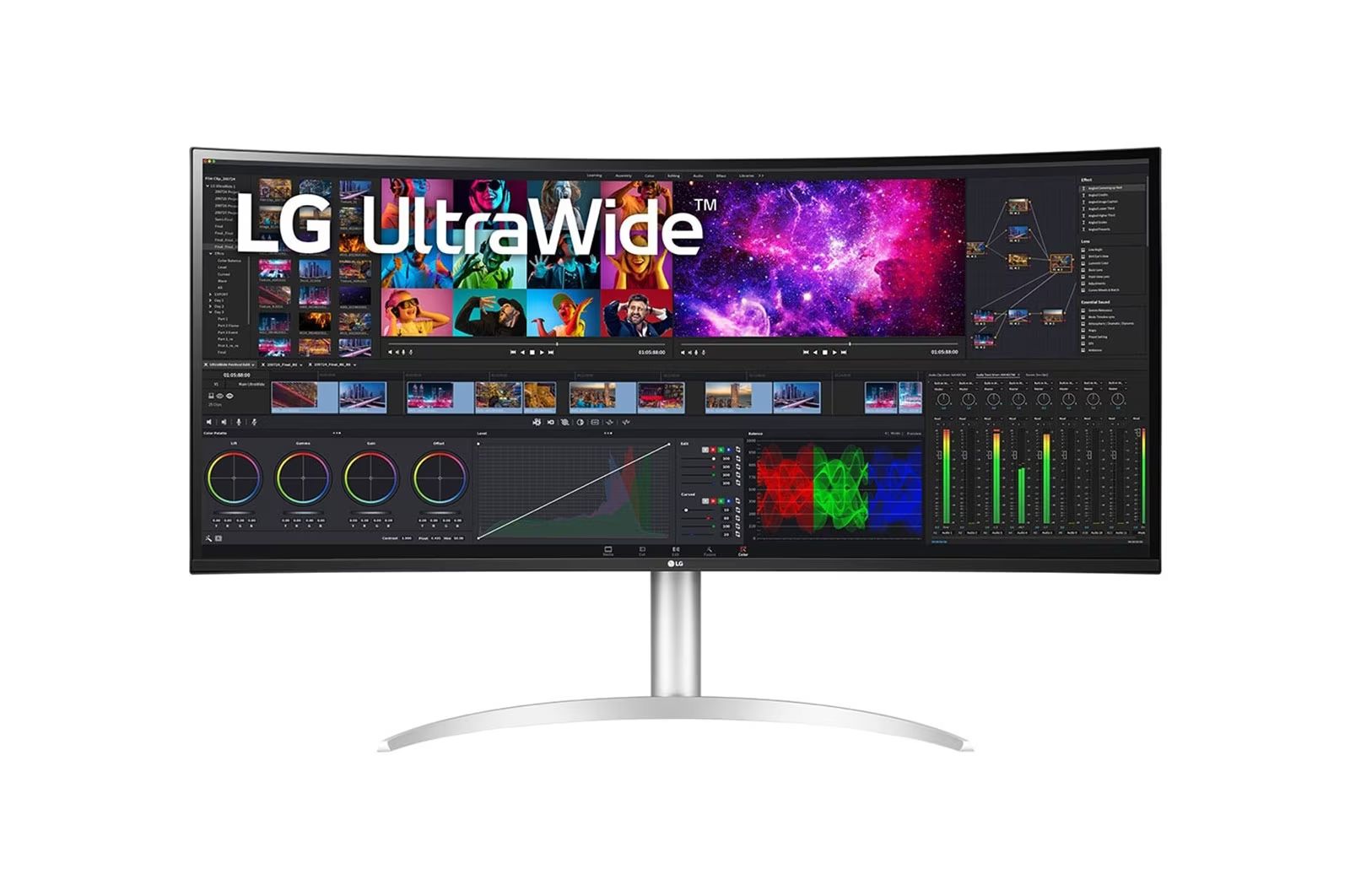 LG 39,7" 40WP95XP-W IPS LED Curved