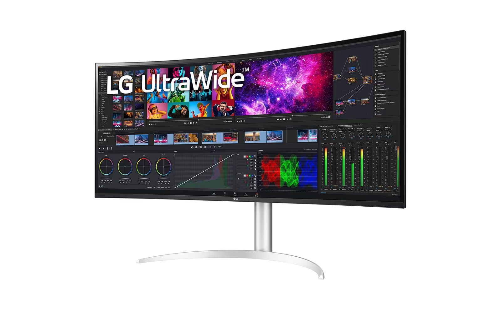 LG 39,7" 40WP95XP-W IPS LED Curved