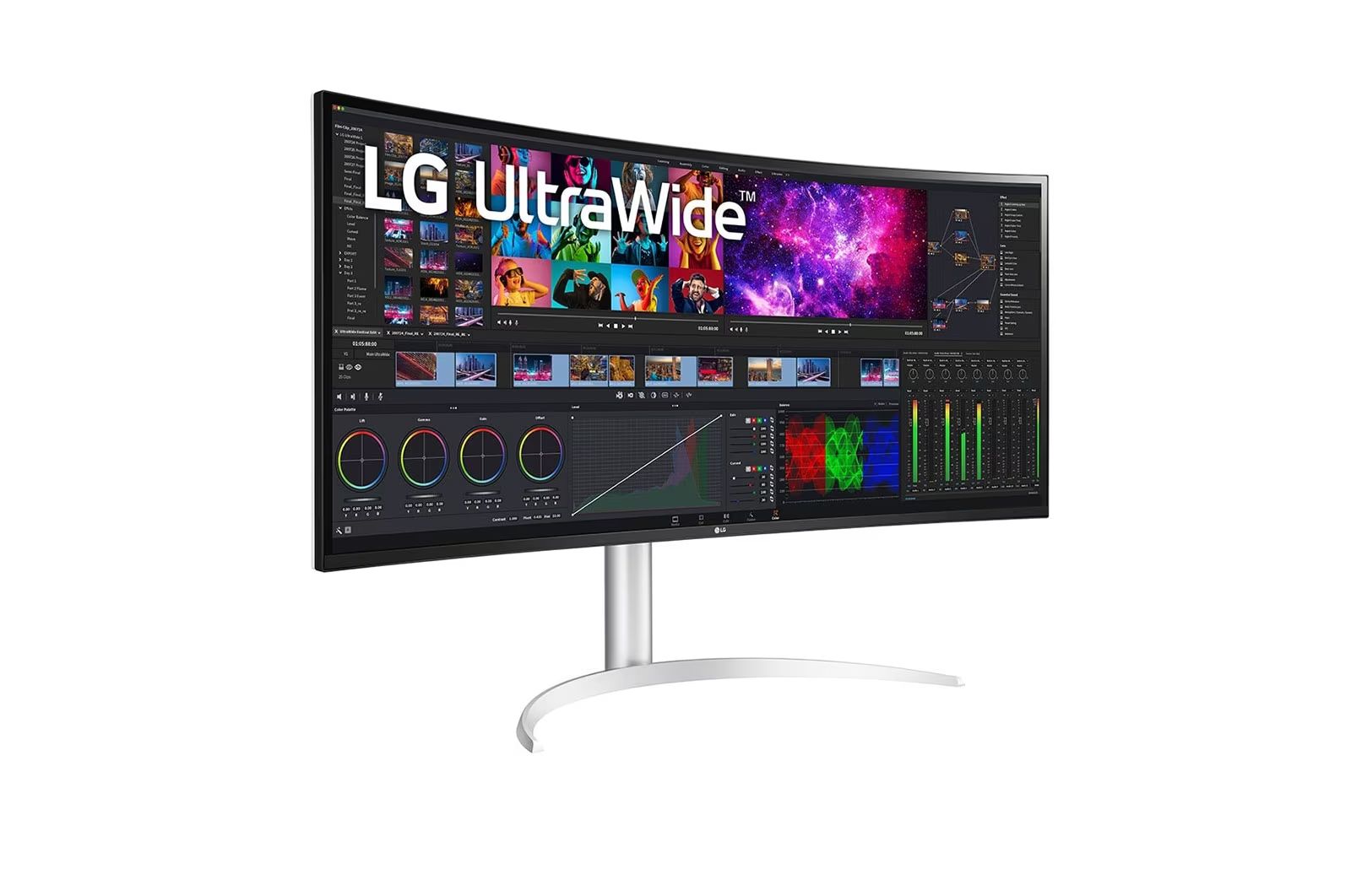 LG 39,7" 40WP95XP-W IPS LED Curved